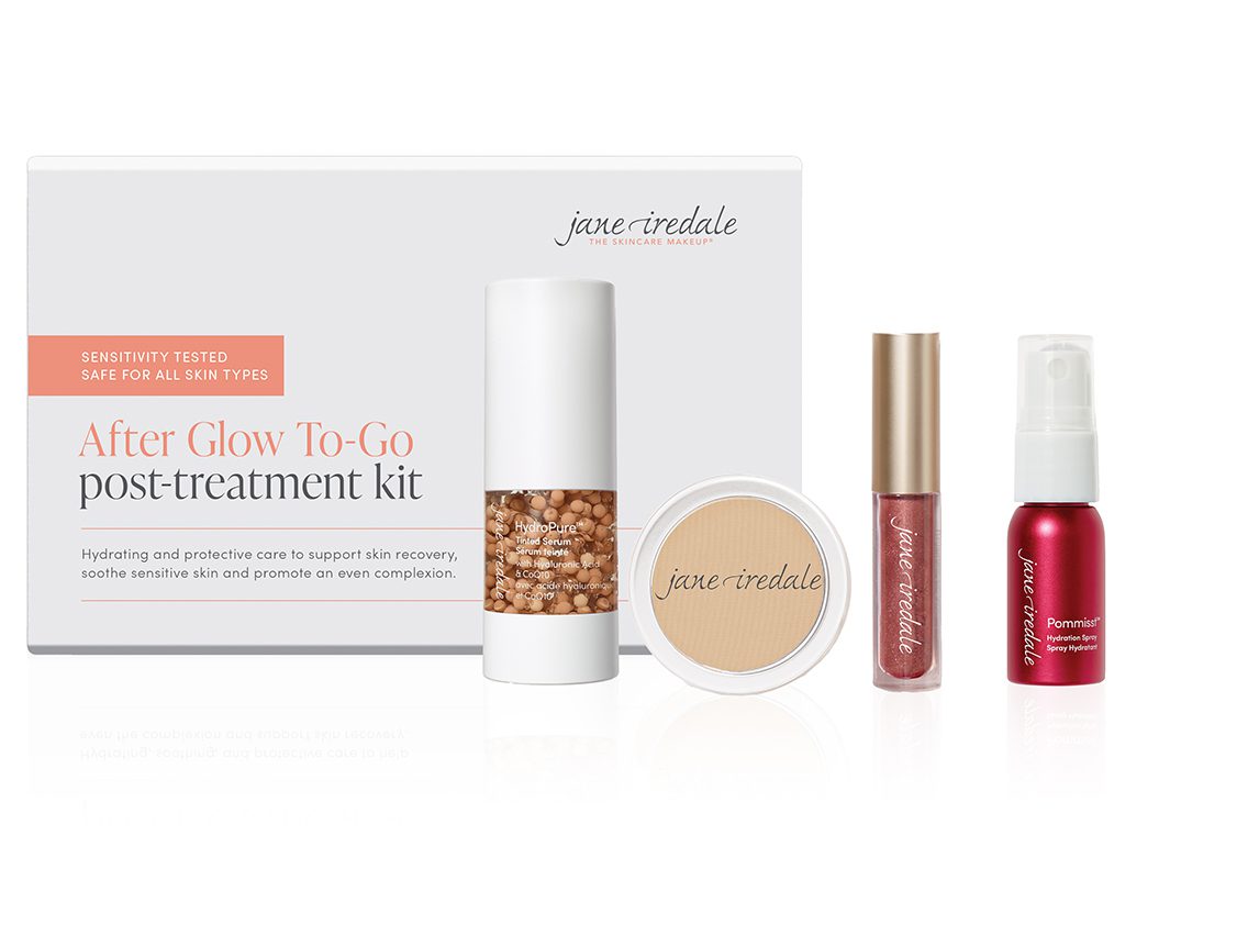 Rejuvenation Spa jane iredale After Glow To-Go free post-treatment kit with a hydrafacial